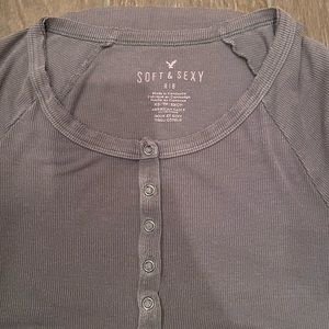 American eagle ribbed tee